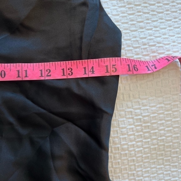 L'AGENCE NYLA COWL NECK MINI SLIP DRESS SILK CHARMEUSE - Picture 11 of 16